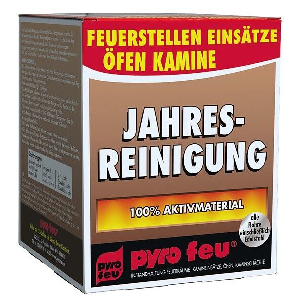 1x Jahresreinigung Entrußer für Ofen & Kamin alle Rohre einschließlich Edelstahl von pyro feu