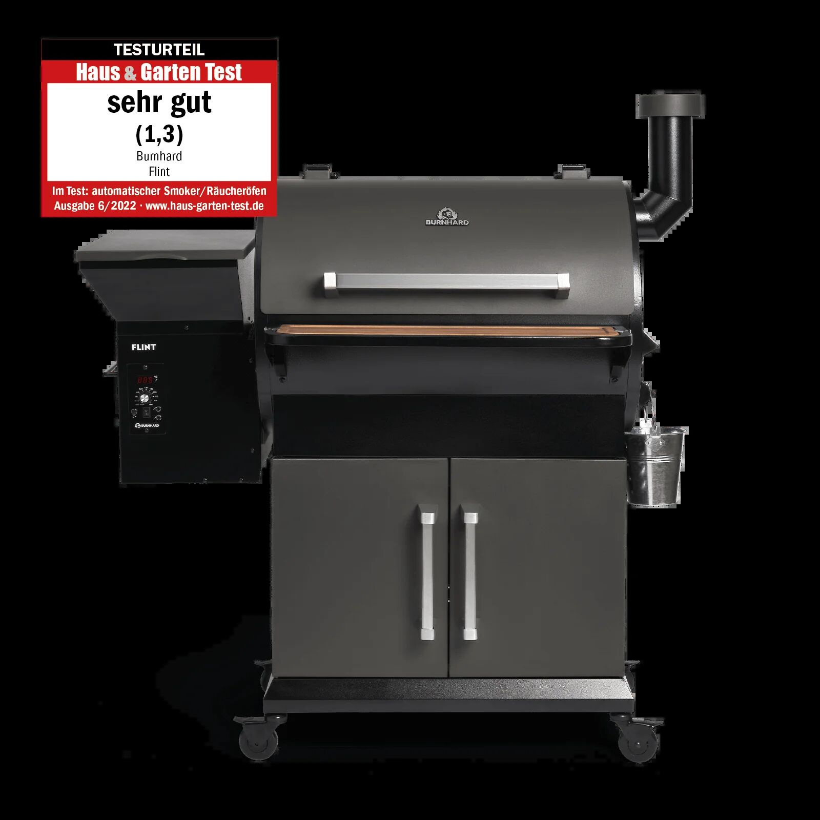 BURNHARD FLINT Pelletsmoker  von BURNHARD