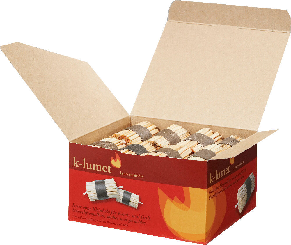 20x K-lumet Feueranzünder - Kamin- und Grillanzünder ~ 320 Anzünder von K-Lumet