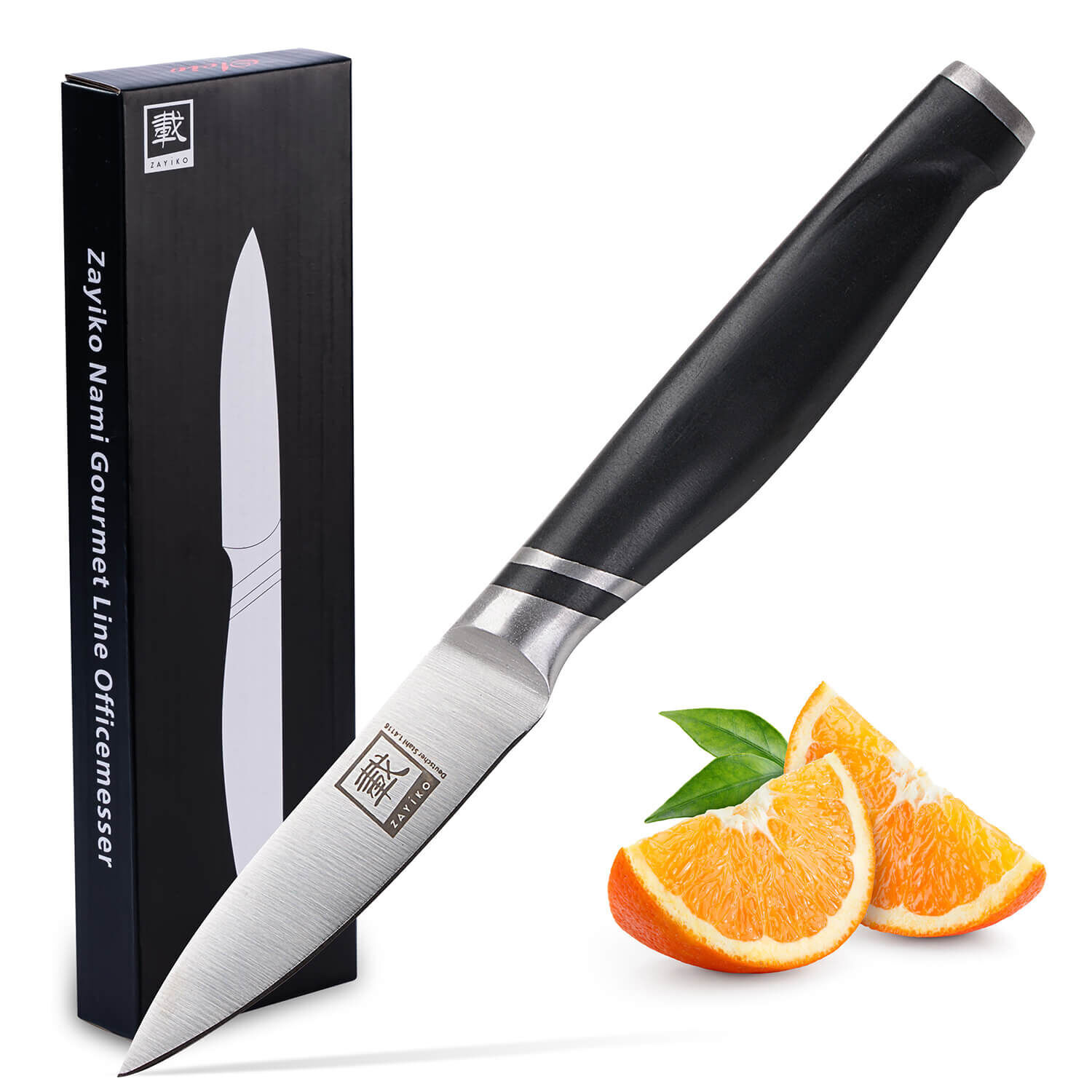 Zayiko NAMI Serie Officemesser 8,50 cm Klinge | Deutscher Edelstahl | Ergonomischer ABS Griff von Zayiko