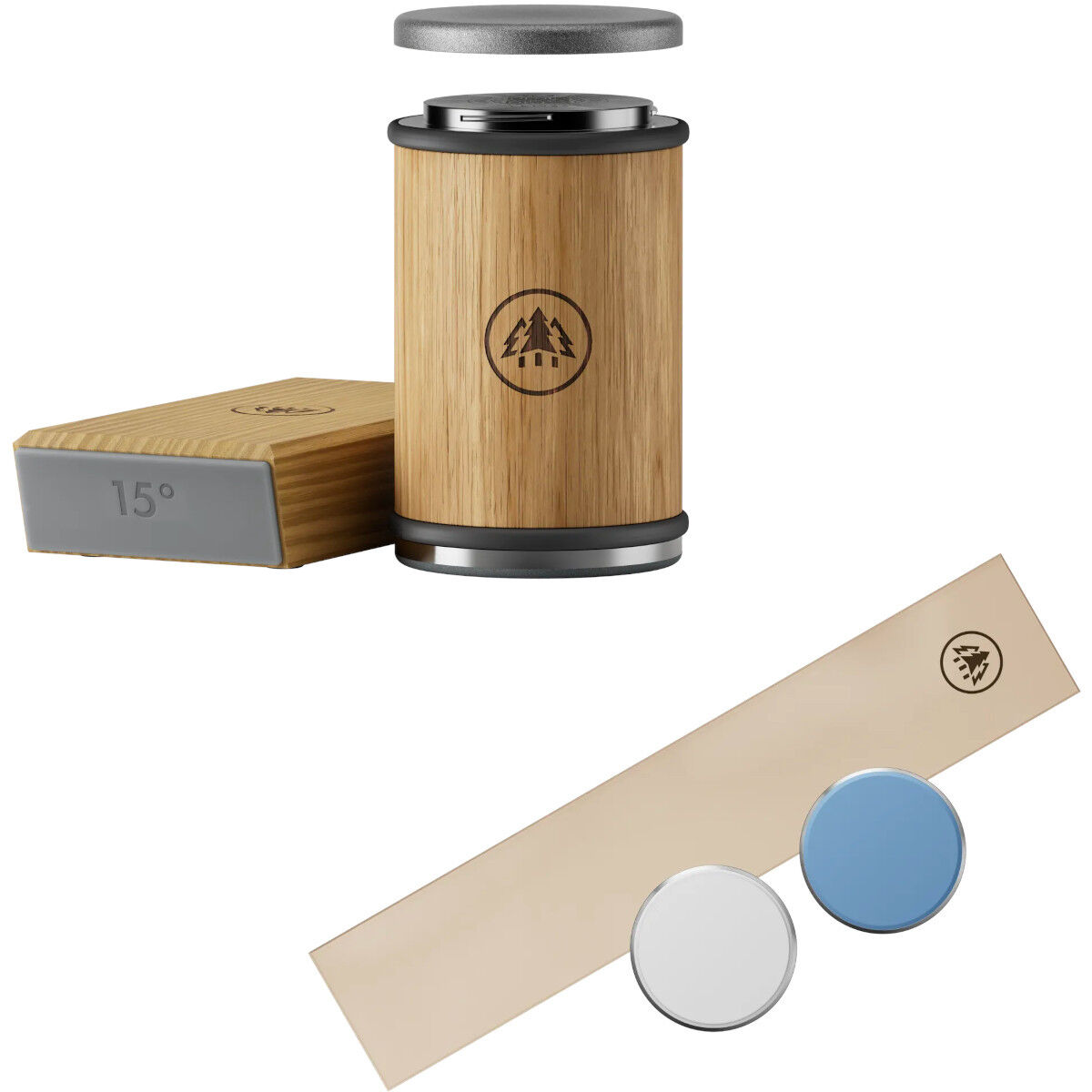 HORL® 3 Eiche Rollschleifer Messerschärfer + HORL Premiumschärfe Paket | SET 3 von HORL